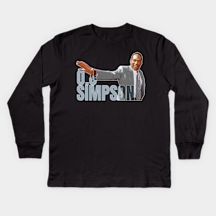 the o.j simpson Kids Long Sleeve T-Shirt